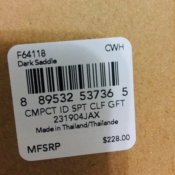 NWT Coach Men’s Brown Wallet Gift set - Picture 6 of 7
